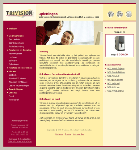 Trivision Website